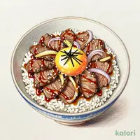 温たま牛すき丼 (並盛)