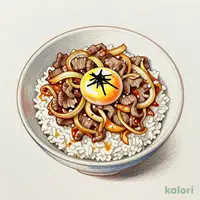 温たま牛すき丼 (大盛)