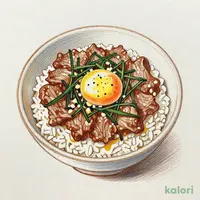 温たま牛すき丼 (特盛)