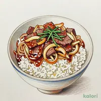 Beef Sukiyaki Rice Bowl, Regular