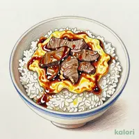 牛とじ丼 (大盛)