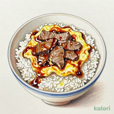牛とじ丼 (大盛)