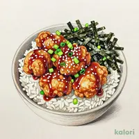 鶏から丼 (大盛)