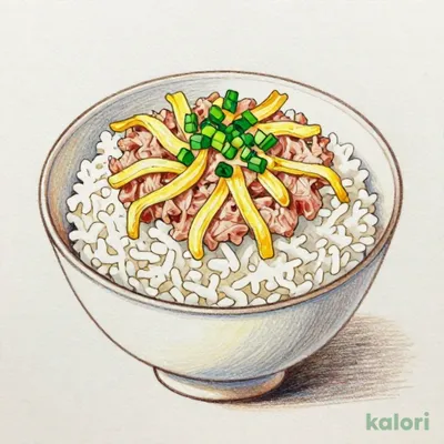 山かけまぐろたたき丼 (並盛)