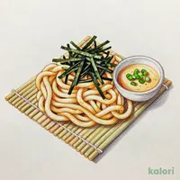 金胡麻だれざるうどん (大盛)