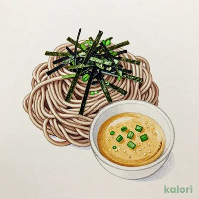 Cold Soba with Golden Sesame Sauce (Extra Large)