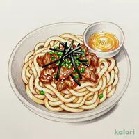 Chilled Beef Dipping Udon with Golden Sesame Sauce (Regular)