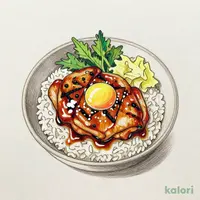 絶品炭火焼き親子重 (大盛)