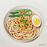 まぜのっけうどん朝食 (大盛)