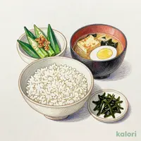 まぜのっけごはん朝食 (小盛)