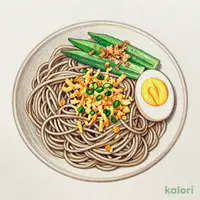 まぜのっけそば朝食 (大盛)