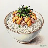 ウニまぐろ丼 (並盛)