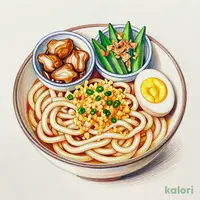 鶏そぼろ
まぜのっけうどん朝食 (並盛)