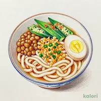 鶏そぼろ
まぜのっけうどん朝食 (小盛)