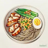 鶏そぼろ
まぜのっけそば朝食 (並盛)