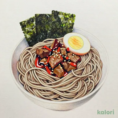 月見温たま旨辛牛肉つけそば (大盛)