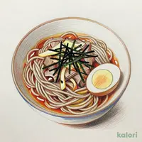 月見温たま牛肉つけそば (大盛)