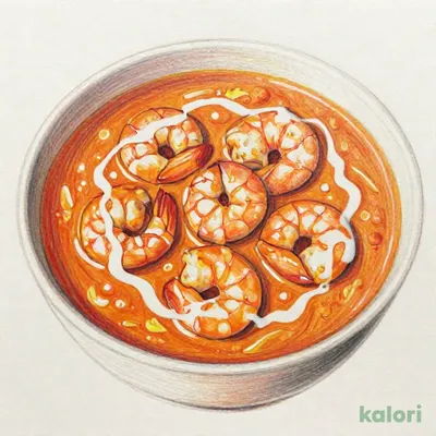 バターカレー エビ
