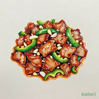 スパイシーガーリックポーク