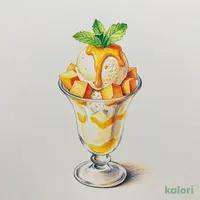 ミニマンゴーパフェ