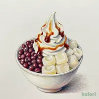 Soft Serve Anmitsu (Agar Jelly Dessert)