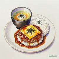 ハンバーグチーズハヤシライス
