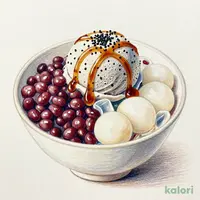 黒胡麻クリームあんみつ
