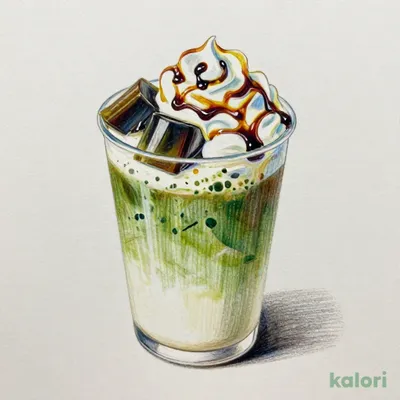 ほうじ茶ゼリー黒蜜ラテ（ICED・L・豆乳）