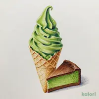 抹茶ガトーショコラソフトクリーム（関空）