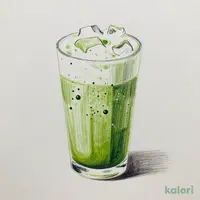 抹茶グリーンティーソーダ（ICED・L）