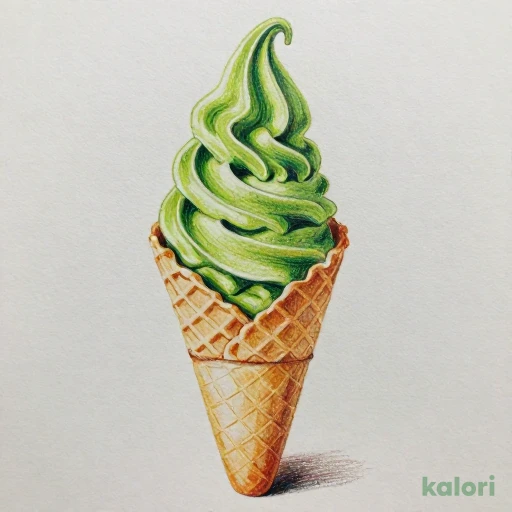 抹茶ソフトクリーム（コーン） 258kcal｜カロリー・栄養成分 | ナナズ