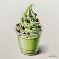 抹茶チョコクランチソフトクリーム（カップ）
