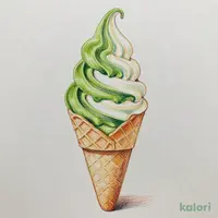 抹茶ミックスソフトクリーム（カップ）