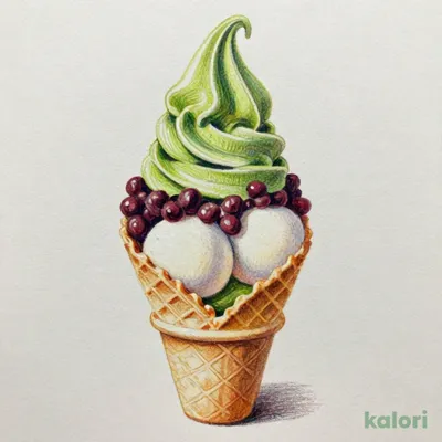 抹茶白玉あずきソフトクリーム（カップ） 266kcal — What's in It