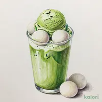 抹茶白玉フロートラテ（ICED・L・ミルク）