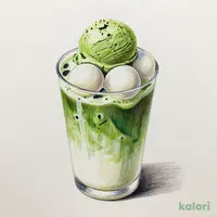 抹茶白玉フロートラテ（ICED・L・豆乳）