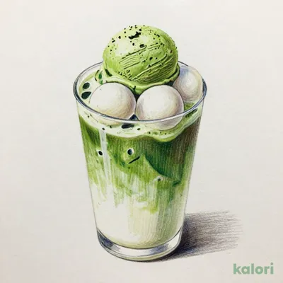 抹茶白玉フロートラテ（ICED・L・豆乳）