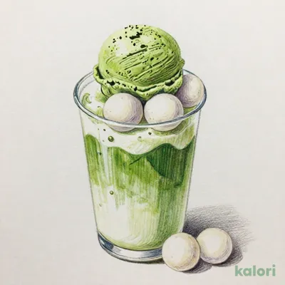 抹茶白玉フロートラテ（ICED・M・豆乳）