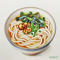 梅とろろ昆布と生わかめうどん（COLD）