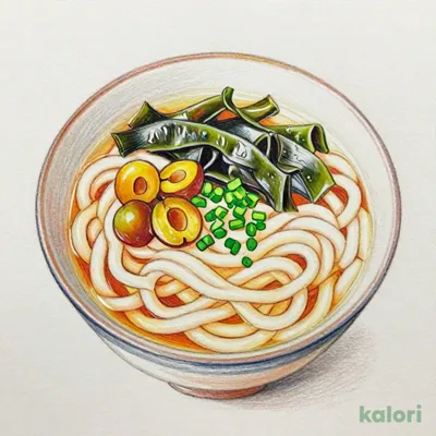 梅とろろ昆布と生わかめうどん（HOT）
