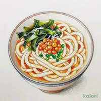 梅とろろ昆布と生わかめうどん（ランチセット）
