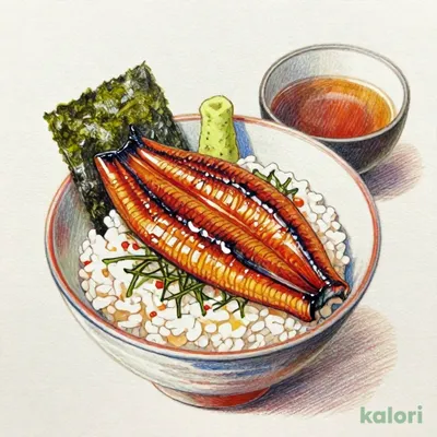 Eel and Wasabi Stem Dashi Chazuke (with Hojicha)