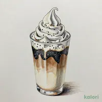 黒胡麻あんソフトクリームラテ（ICED・M・ミルク）