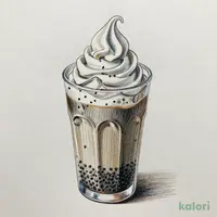黒胡麻あんソフトクリームラテ（ICED・M・豆乳）