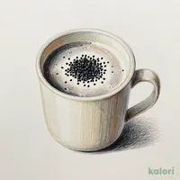 黒胡麻あんラテ（HOT・L・ミルク）