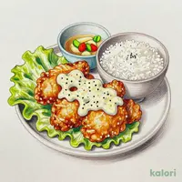 タルタルザンギ定食