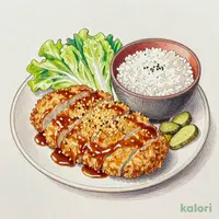 チキンカツエスカロップ定食