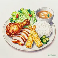 ももザンギ＆鶏チャーシュー定食