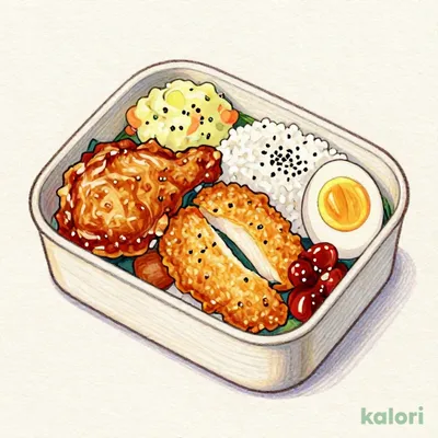 Otaru Zangi (Fried Chicken) Bento
