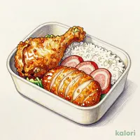 ももザンギ&鶏メンチ&鶏チャーシュー弁当